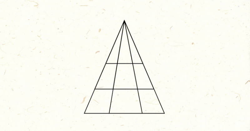 도형속 삼각형 모두 찾기